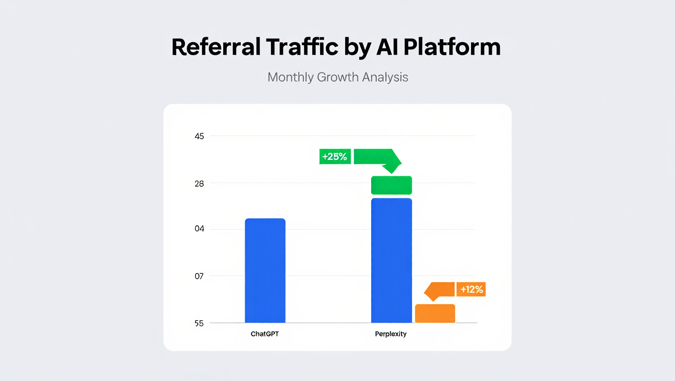 Traffic growth from AI platforms like ChatGPT and Perplexity